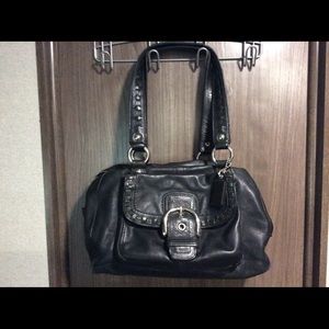 Coach leather handbag